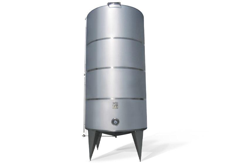 Großer Milchlagertank für den Außenbereich