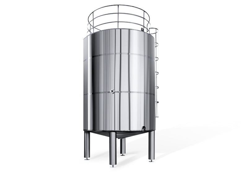 Gärtank aus Edelstahl